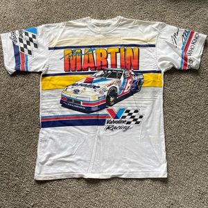 Vintage Mark Martin racing T-shirt size Xl